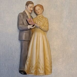 Enseco 1983 Treasured Moments Ceramic Collector's Figurine "40 Years Together"